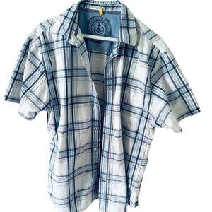 Nautica Jeans Co. Vintage Men’s Button-Down Plaid Shirt - Size Large
